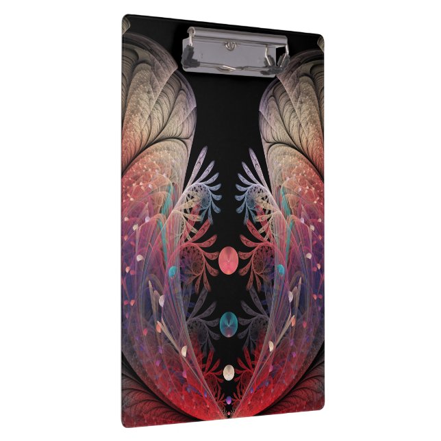 Carpeta De Pinza Jonglage Resumen arte fractal moderno de fantasía (Derecha)