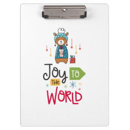 Carpeta de pinza Joy to the World