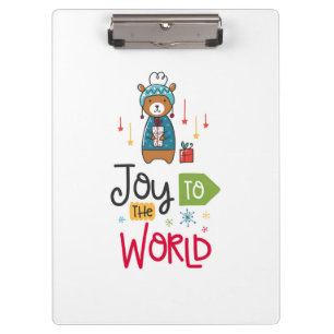 Carpeta de pinza Joy to the World