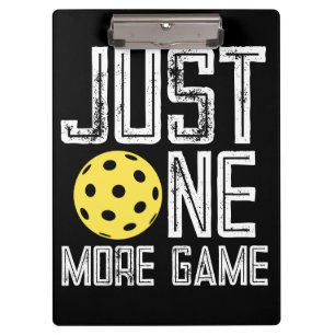 Carpeta De Pinza Jugador de Pickleball "Solo Un Juego Más"