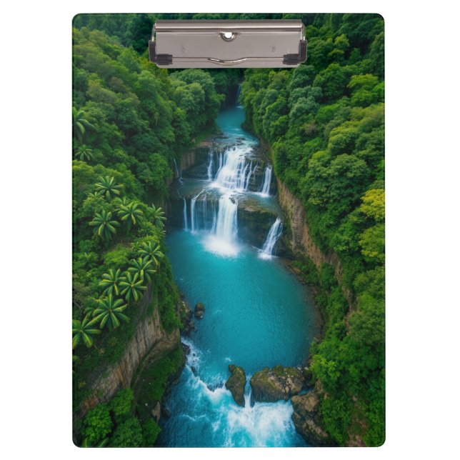 Carpeta De Pinza Jungle Fall Journal donde los pensamientos fluyen  (Anverso)