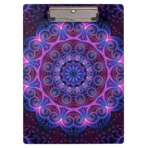 Carpeta De Pinza Kaleidoscope Apofisis Mandala Corazones