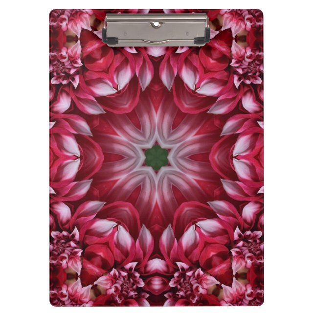 Carpeta De Pinza Kaleidoscopic Crimson Dahlia (Anverso)