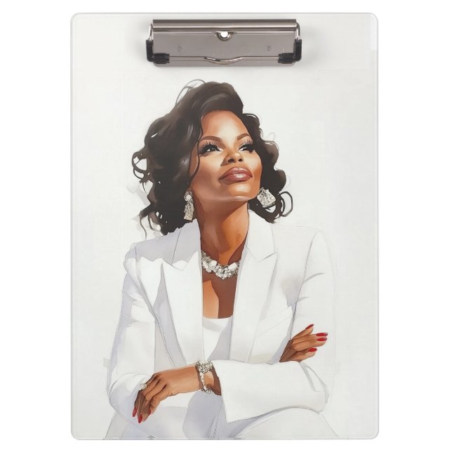 Carpeta De Pinza Karen Renee Clipboard de KAB (Anverso)