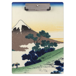 Carpeta De Pinza Katsushika Hokusai. El paso inume en la provincia 
