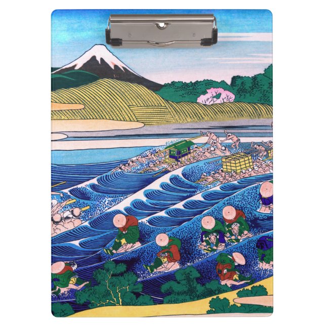 Carpeta De Pinza Katsushika Hokusai - Fuji de Kanaya en Tokaido (Anverso)