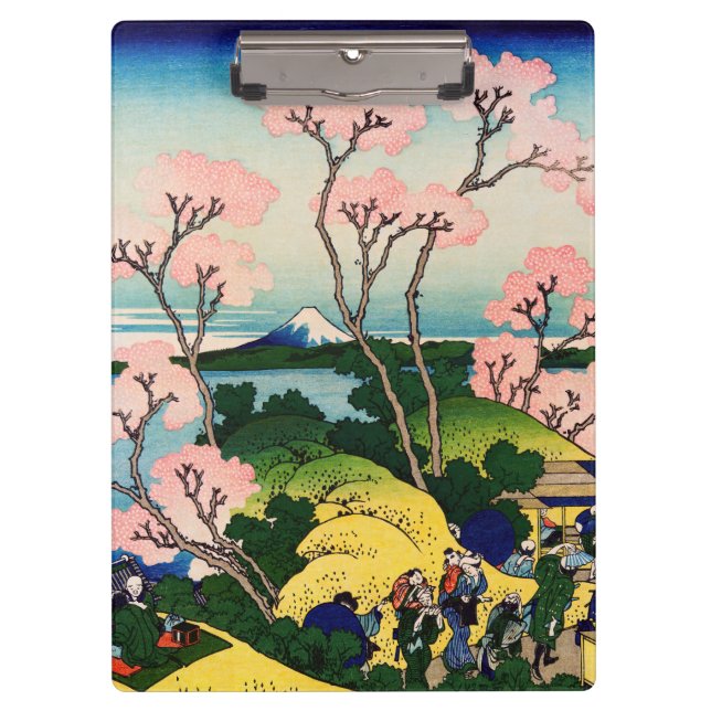 Carpeta De Pinza Katsushika Hokusai - Gotenyama, Tokaido, Shinagawa (Anverso)
