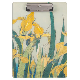 Carpeta De Pinza Katsushika Hokusai - Grasshopper e Iris