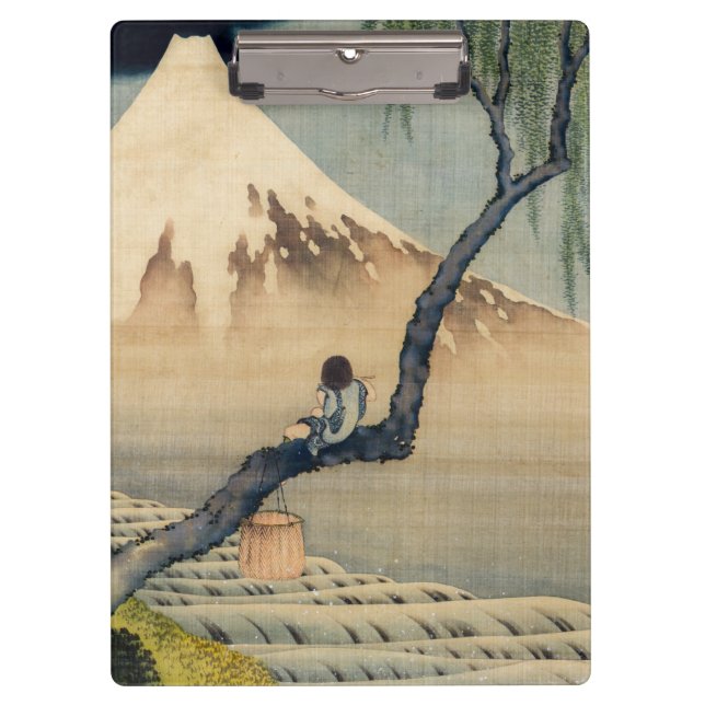 Carpeta De Pinza Katsushika Hokusai - Muchacho viendo el Monte Fuji (Anverso)