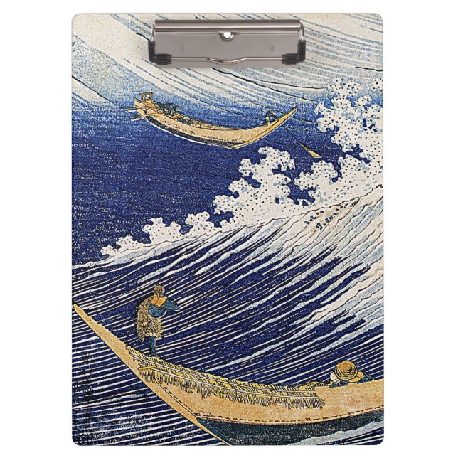 Carpeta De Pinza Katsushika Hokusai. Olas del océano  (Anverso)
