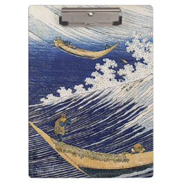 Carpeta De Pinza Katsushika Hokusai. Olas oceánicas