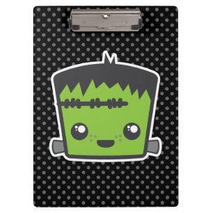 Carpeta De Pinza Kawaii Frankenstein Clip Board