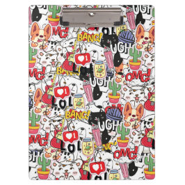 Carpeta De Pinza kawaii funny pet design - cute animal lover 