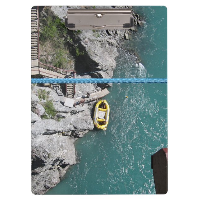 Carpeta De Pinza Kawarau Bridge Bungy POV, Queenstown, Nueva Zeland (Anverso)