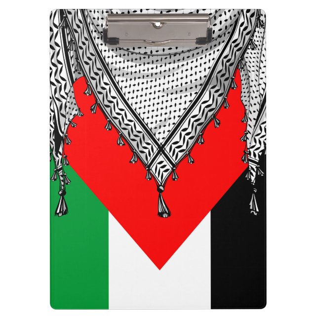 Carpeta De Pinza Keffiyeh palestino Scarf tejido tradicional (Anverso)