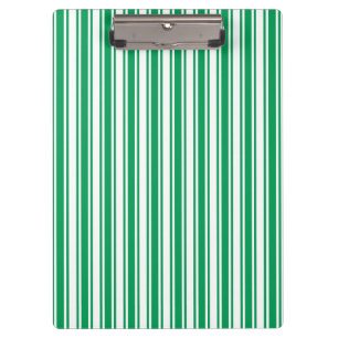 Carpeta De Pinza Kelly rayas de caramelo verde y blanco