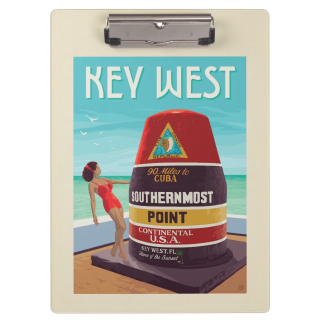 Carpeta De Pinza Key West | Florida (Anverso)
