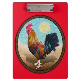 Carpeta De Pinza Key West - Óvalo de cosecha de gallos gitanos