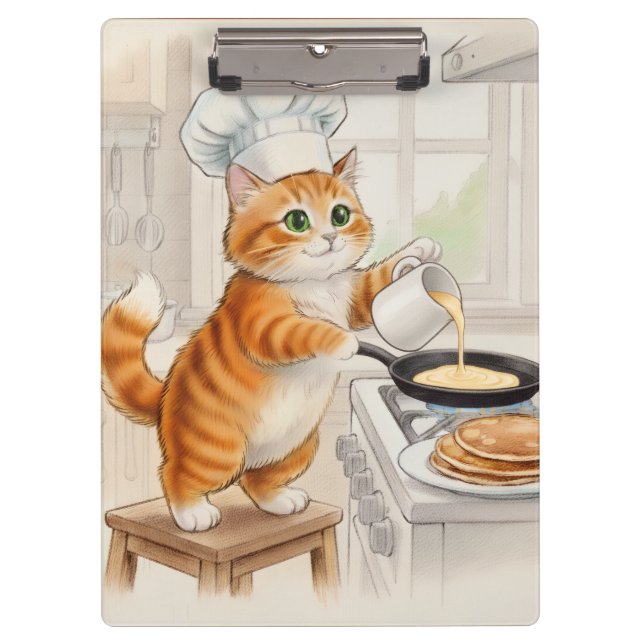 Carpeta De Pinza Kitty Kitchen, Clipboard (Anverso)