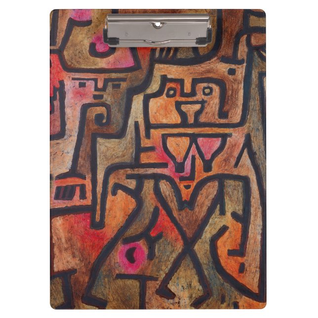Carpeta De Pinza Klee Resumen de arte moderno expresionista foresta (Anverso)