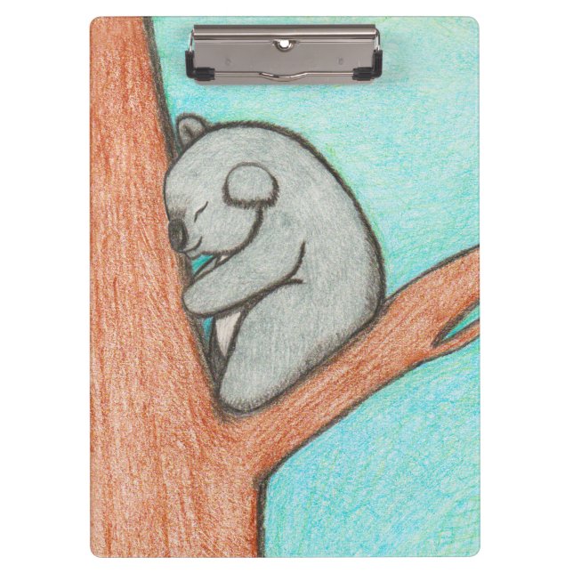 Carpeta De Pinza Koala soñolienta (Anverso)