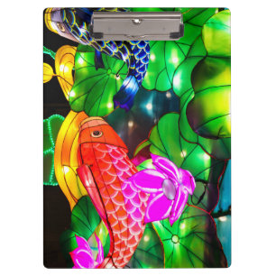 Carpeta De Pinza Koi Iluminados