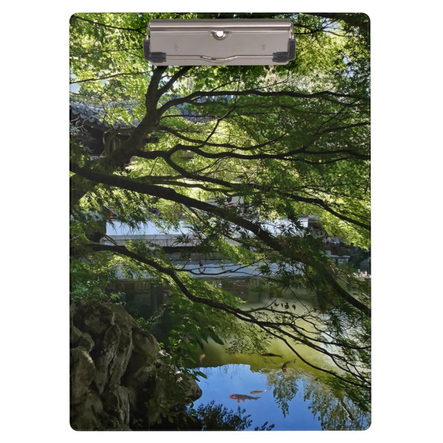 Carpeta De Pinza Koi Pond in Chinese Garden (Anverso)