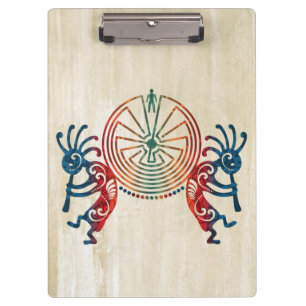 Carpeta De Pinza KOKOPELLI/HOMBRE EN EL LABERINTO + sus ideas