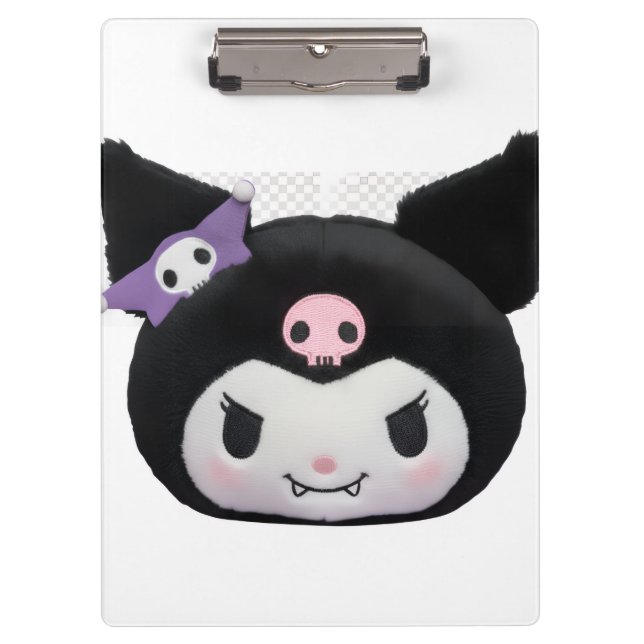 Carpeta De Pinza Kuromi and My Melody plushie clipboard (Anverso)