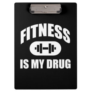 Carpeta De Pinza La aptitud es mi droga - Motivación del entrenamie