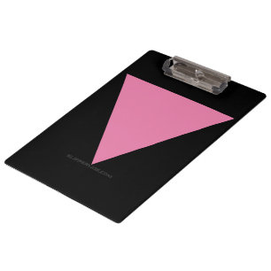 Carpeta De Pinza La bandera del triángulo rosa de SlipperyJoe's sím