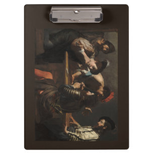 Carpeta De Pinza La barata y los soldados mercenarios jugando carta