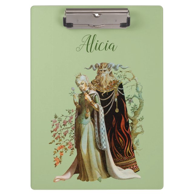 Carpeta De Pinza La belleza personalizada y la bestia   (Anverso)