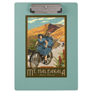Carpeta De Pinza La bicicleta del Mt. Haleakala monta Hawaii