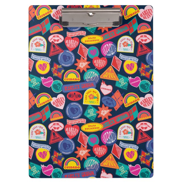 Carpeta De Pinza La brigada suicida | Patrón de insignia Harley Qui (Anverso)