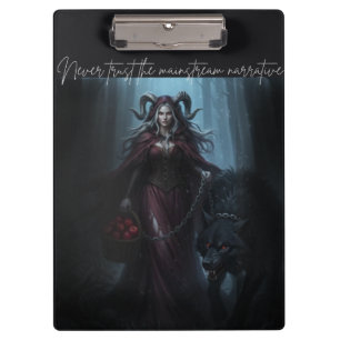 Carpeta De Pinza La Caperucita Roja Oscura