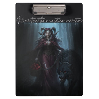 Carpeta De Pinza La Caperucita Roja Oscura