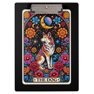 Carpeta De Pinza La Carta de Tarot del Perro Lealtad y Protección