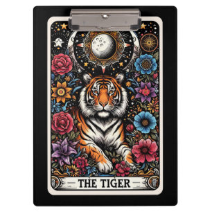 Carpeta De Pinza La Carta del Tarot del Tigre   Fuerza y Enfoque Po