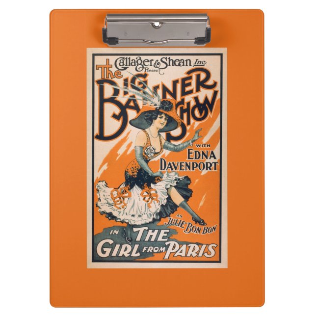 Carpeta De Pinza La demostración grande de la bandera "el chica de (Anverso)