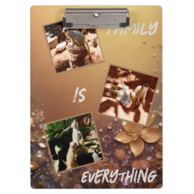 Carpeta De Pinza La Familia Meerkats Lo Es Todo, (Anverso)