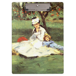 Carpeta De Pinza La familia Monet en su jardín Edouard Manet