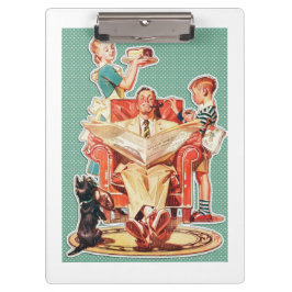 Carpeta De Pinza La familia nuclear de los años 50 de la época de l