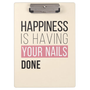 Carpeta De Pinza La felicidad está teniendo sus clavos hechos