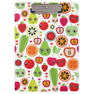 Carpeta De Pinza la fruta embroma la manzana del ilustracion