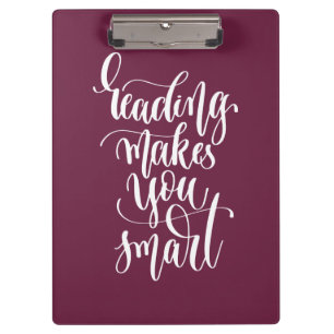 Carpeta De Pinza La lectura le hace elegante
