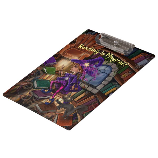 Carpeta De Pinza La magia en la biblioteca: 'La lectura es mágica' (Angular)