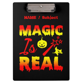 Carpeta De Pinza La magia es la verdadera varita de halloween