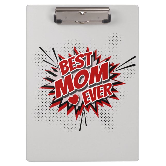Carpeta De Pinza La mejor mamá de todos los tiempos (Anverso)