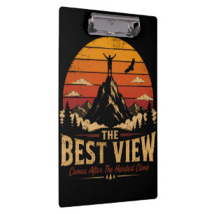 Carpeta De Pinza La Mejor Vista Viene Después de lo Más Difícil